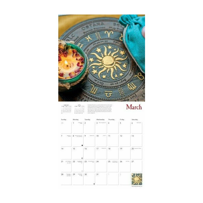 Calendrier papier 2027 Religion Pa�enne Wicca