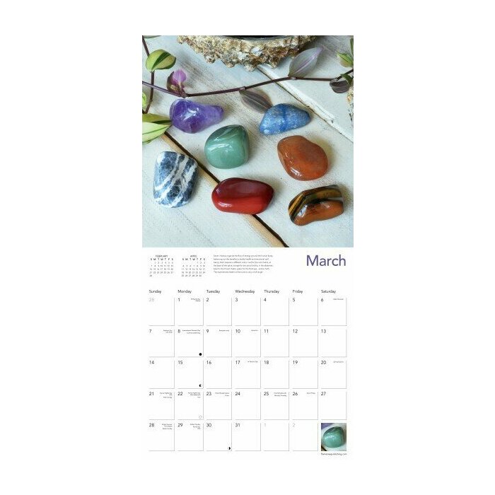 Calendrier 2027 Minéraux et Cristaux de Guérison Lithothérapie Calendrier Papier 2027 Minéraux et Cristaux de Guérison Lithothérapie