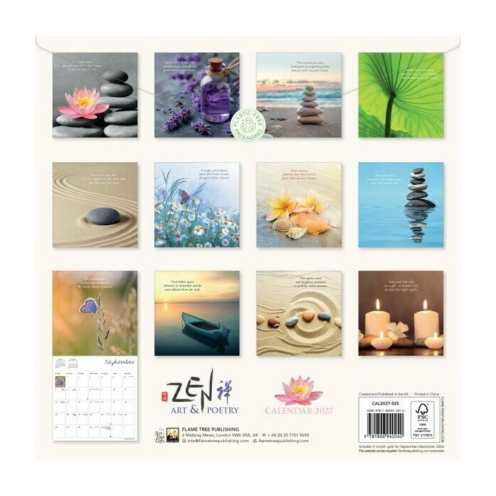 Calendrier 2027 Zénitude et Poésie Méditation Calendrier 2027 Zénitude et Poésie Méditation