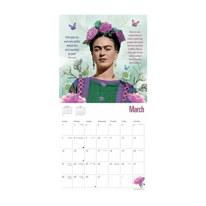 Calendrier 2027 Pour l'Amour de Frida Kahlo Portraits Calendrier papier 2027 Pour l'Amour de Frida Kahlo Portrait