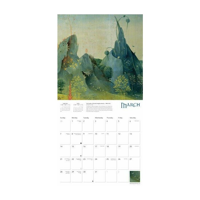 Calendrier 2027 Artiste Hieronymus Bosch