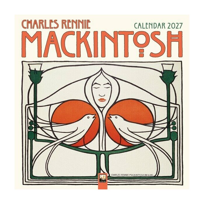 Calendrier Mural 2027 Charles Rennie Mackintosh 