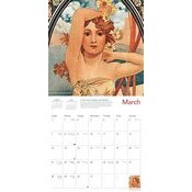 Calendrier papier 2027 Art Nouveau Alphonse Mucha