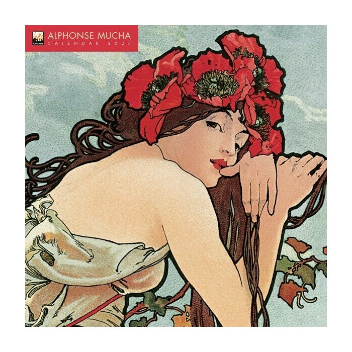 Calendrier Mural 2027 Art Nouveau Alphonse Mucha