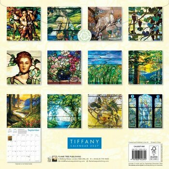 Calendrier 2027 Vitraux Louis Comfort Tiffany