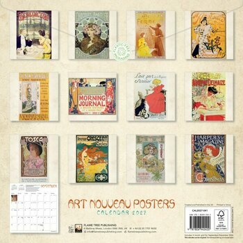 Calendrier 2027 Art Nouveau Affiches Publicitaires Mucha Grasset