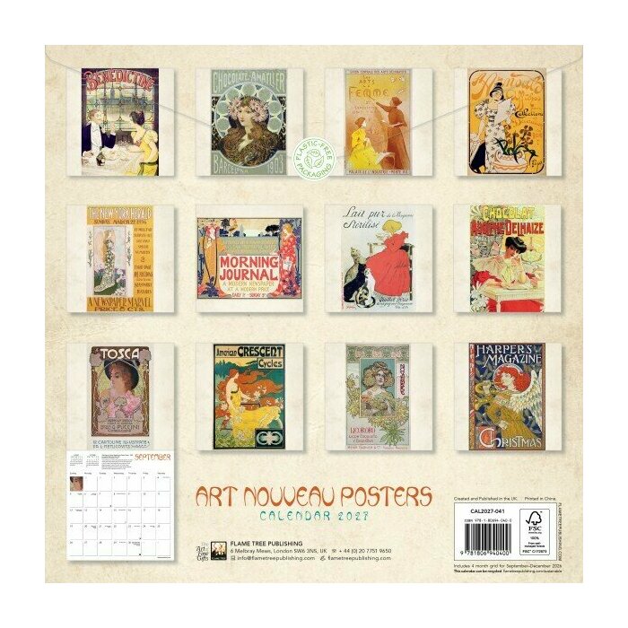 Calendrier 2027 Art Nouveau Affiches Publicitaires Mucha Grasset Calendrier 2027 Art Nouveau Affiches Publicitaires Mucha Grasset