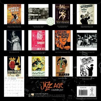 Calendrier 2027 Vintage L'&acirc;ge d'or du Jazz