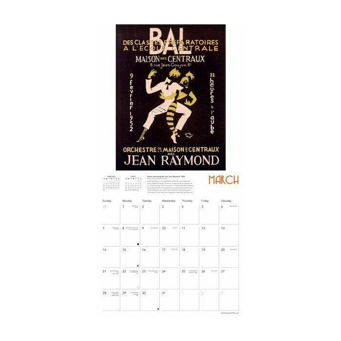 Calendrier 2027 Vintage L'âge d'or du Jazz Calendrier papier 2027 Vintage jazz