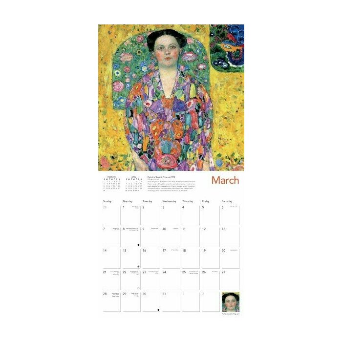 Calendrier papier 2027 Paysage et Nature Gustave Klimt