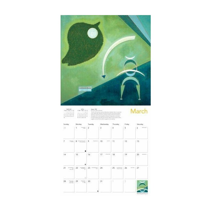 Calendrier papier 2027 Art Abstrait Wassily Kandinsky