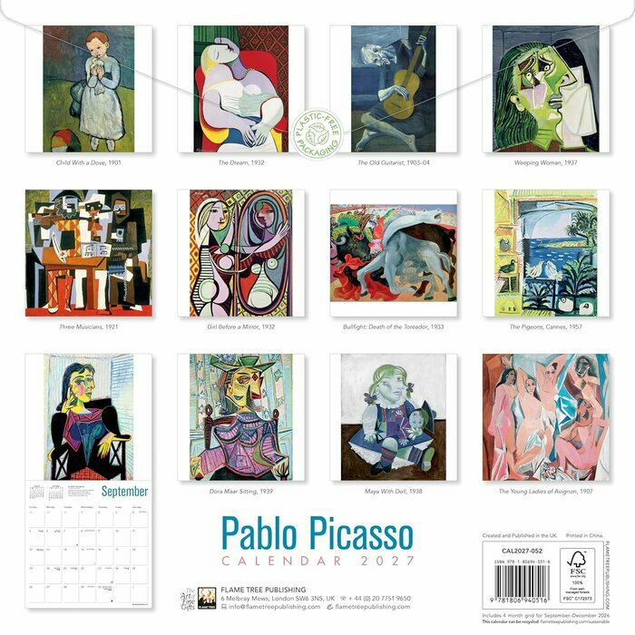 Calendrier 2027 picasso