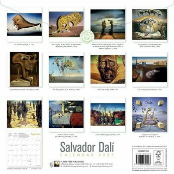 Calendrier 2027 Chefs-d'�uvre de Salvador Dali