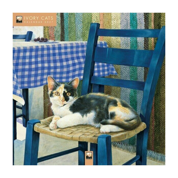 Calendrier 2027 Chats dans l'art Ivory