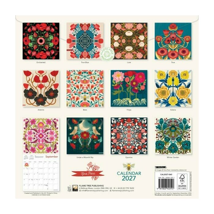 Calendrier 2027 Art Designer Nina Pace Calendrier 2027 Art Designer Nina Pace