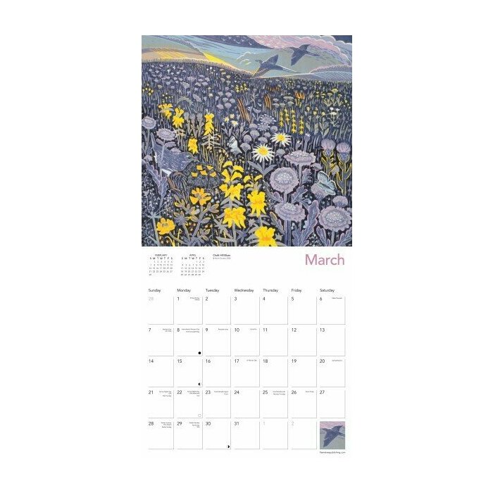 Calendrier papier 2027 Campagne Nature Annie Soudain