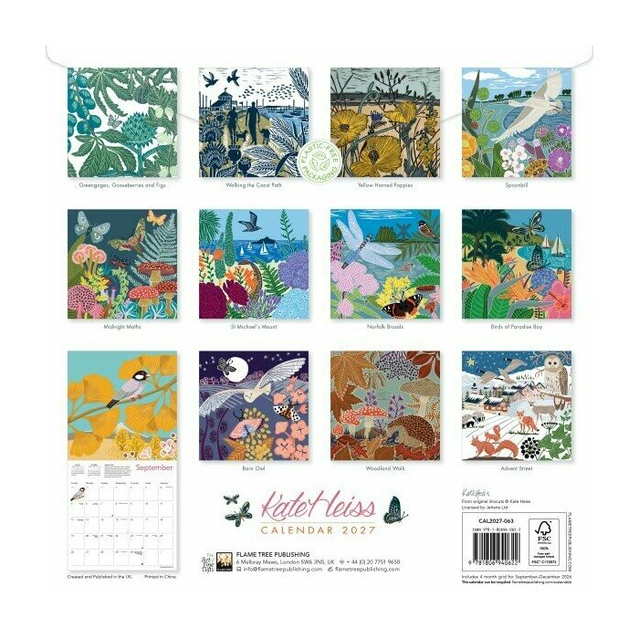 Calendrier 2027 Fleurs Nature Kate Heiss Calendrier 2027 Fleurs Nature Kate Heiss