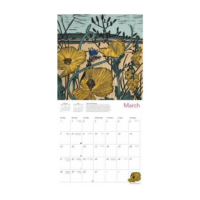 Calendrier 2027 Fleurs Nature Kate Heiss Calendrier papier 2027 Fleurs Nature Kate Heiss