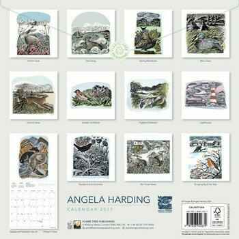 Calendrier 2027 Animaux For&ecirc;t Angela Harding