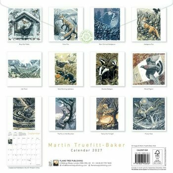 Calendrier 2027 Animaux For&ecirc;t Martin Truefitt-Baker