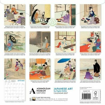 Calendrier 2027 Estampes Japonaises Ogata Gekko