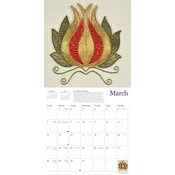 Calendrier 2027 Broderie d'Art à la Main Calendrier 2027 Broderie d'Art à la Main