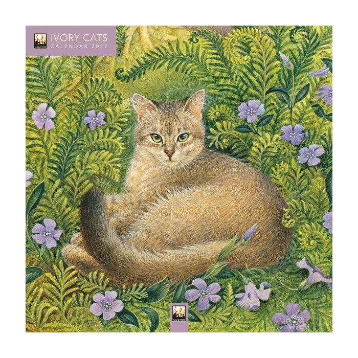 Mini Calendrier 2027 Chats dans l'art Dessins Ivory Mini Calendrier 2027 Chats dans l'art Dessins Ivory