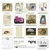 Mini Calendrier 2027 Chats dans l'art Dessins Artistiques Mini Calendrier papier 2027 Chats dans l'art Dessins