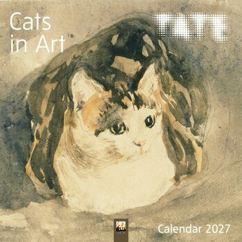 Mini Calendrier 2027 Chats dans l'art Dessins Artistiques