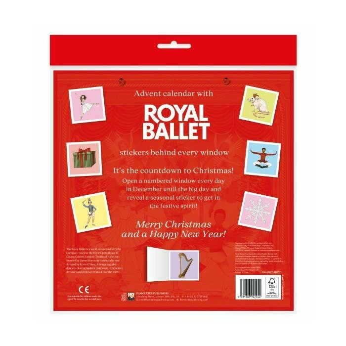 Calendrier de L'Avent Danse Classique Royal Ballet Calendrier Cerf Père Noël Danse Classique Royal Ballet