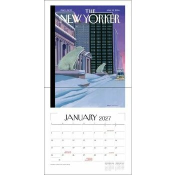 Calendrier 2027 The New Yorker Dessins Satiriques Couvertures