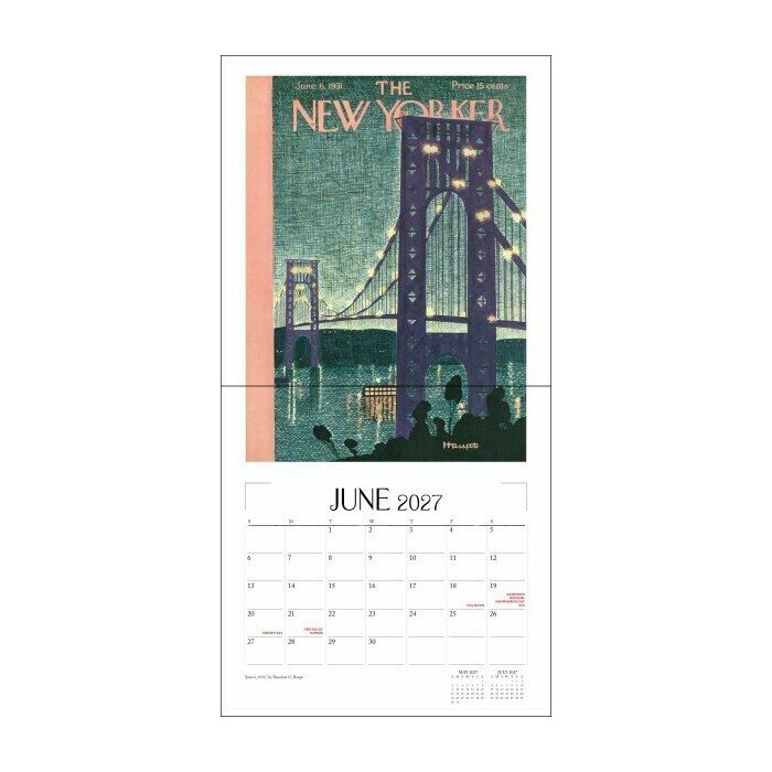 Calendrier 2027 The New Yorker Dessins Satiriques Couvertures Calendrier papier 2027 Cartoons The New Yorker Dessins Satiriques