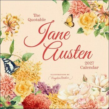 Calendrier 2027 Illustrations Citations Jane Austen par Marjolein Bastin