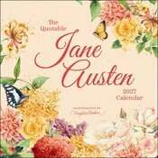 Calendrier 2027 Illustrations Citations Jane Austen par Marjolein Bastin Calendrier 2027 mural Illustrations Citations Jane Austen par Marjolein Bastin