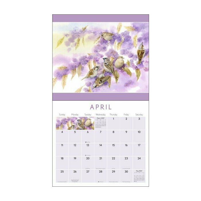 Maxi Calendrier Luxe 2027 Marjolein Bastin Dessins Nature Maxi Calendrier Luxe 2027 papier Marjolein Bastin Dessins Nature