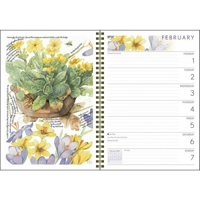 Agenda Nature Oiseaux Marjolein Bastin 2027 Agenda papier Nature Oiseaux Marjolein Bastin 2027 papier