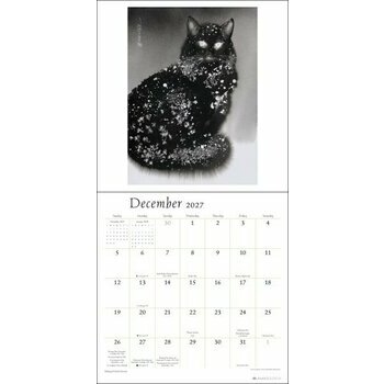 Calendrier 2027 Dessins Aquarelle Chats Endre Penov&aacute;c
