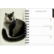 Agenda 2027 Spirale Chats Noir et Blanc Dessins Agenda 2027 Spirale Chats Noir et Blanc Dessins