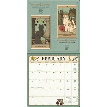 Calendrier 2027 Dessins Chats Tarots Humour
