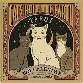Calendrier 2027 Dessins Chats Tarots Humour