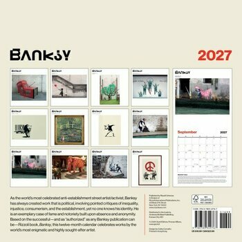 Calendrier 2027 Art Banksy Graffiti 