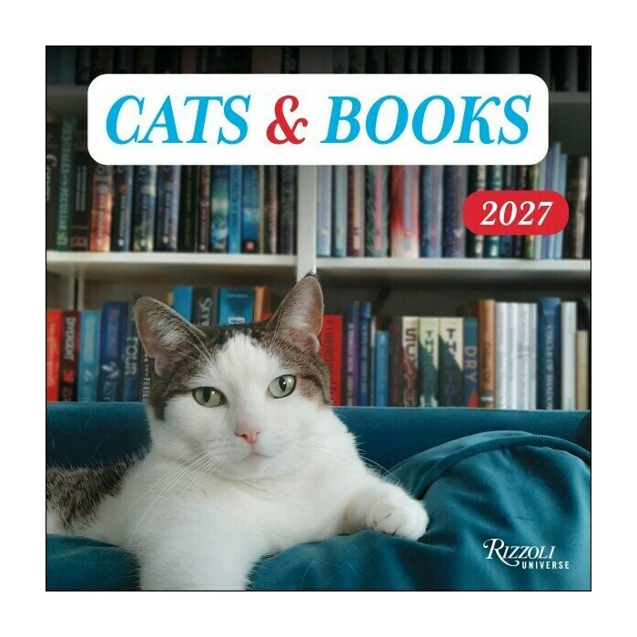 Calendrier 2027 Chats Livres et Bibliothèques Calendrier 2027 mural Chats Livres et Bibliothèques