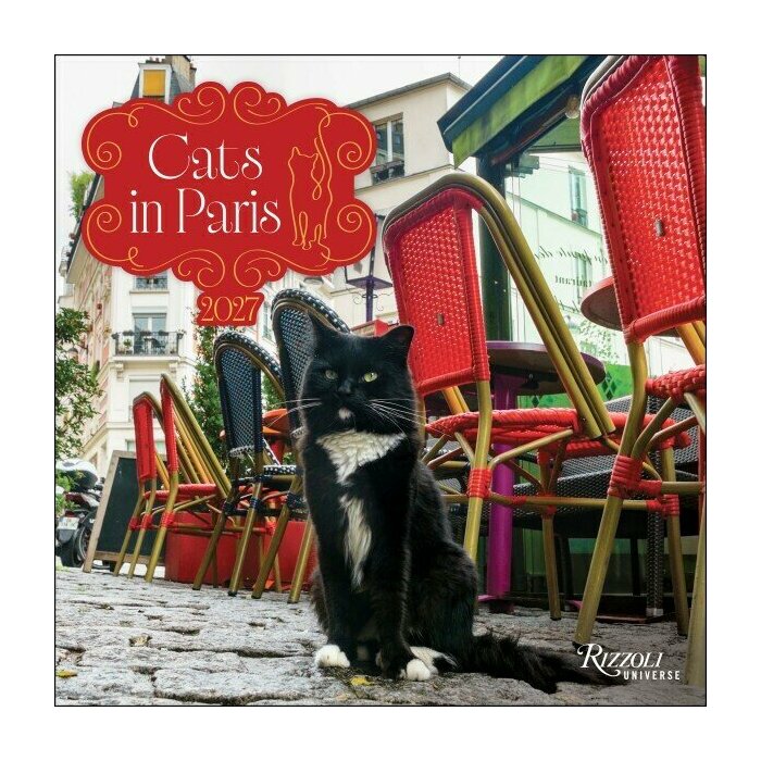 Calendrier 2027 Chats en Balade à Paris Calendrier 2027 muralChats en Balade à Paris