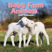 Calendrier Mural 2027 B�b�s Animaux de la Ferme
