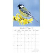 Calendrier Mural 2027 Oiseaux  Jardins
