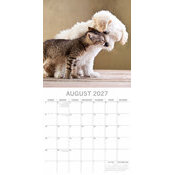 Calendrier Mural 2027 Chats et Chiens 