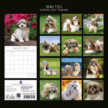 Calendrier 2027 Chien Shih Tzu
