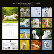Calendrier Mural 2027 Chien Westi