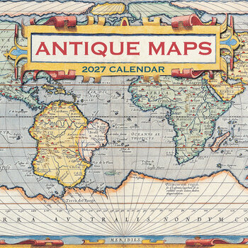 Calendrier 2027 Cartes Antiques G&eacute;ographiques