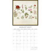Calendrier papier 2027 Dessins Botanique Fleurs